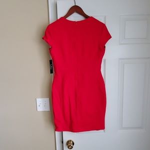 Lulu's Dresses - Lulus Frederica Red Square Neck Bodycon Lulu's Dresses - Lulus Frederica Red Square Neck Bodycon